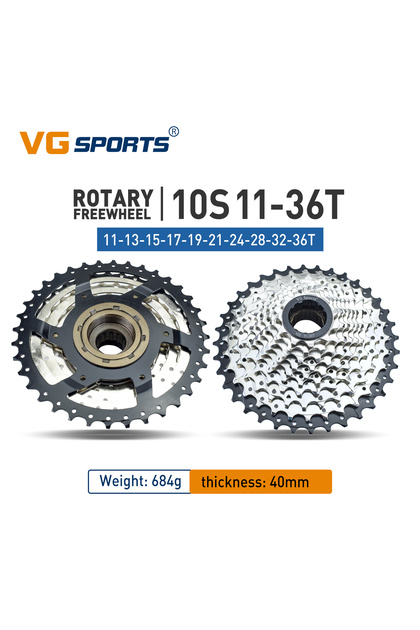 10s 11-36T type a 1pc VG Sports Bike Sprocket 5/6/7/8/9/10/11 Speed Thread Freewheel 14-28T 13-28/32