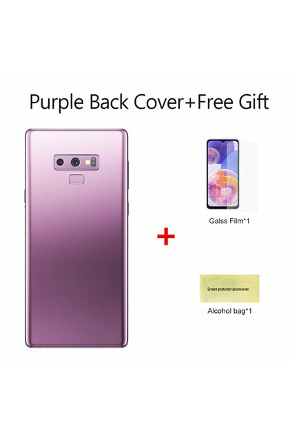 For Note9 Purple New For Samsung Galaxy Note9 Battery Back Cover 3D Glass Panel Rear Door Housing Ca