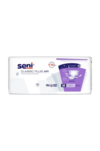 Classic Plus Air M, Absorbție 2800 ml, 30 bucăți