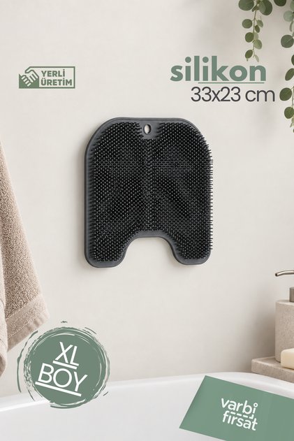 Suction Cup Back and Foot Massage Shower Mat 33X23 cm – Scrubbing and Cleaning Pad