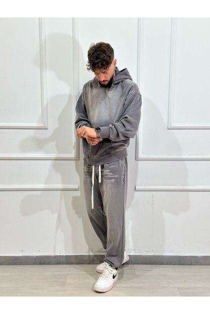 Trening din bumbac cu capse Urbancollection