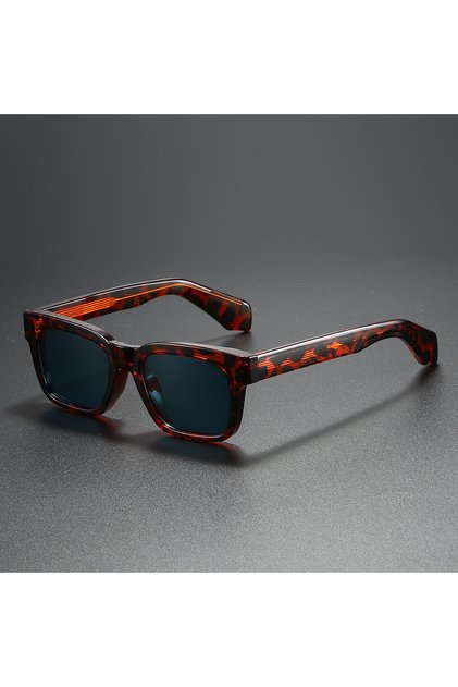 Leopard Green 2025 Men Sunglasses Polarized Square Glasses for Driving Fishing Travel UV400 Fashoina