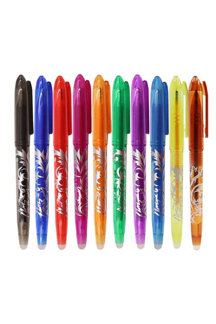 10 mixed A 10 Pcs Erasable Gel Pen Multi-color 0.5mm Kawaii Pens Student Writing Creative Drawing To