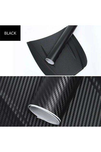 127X15CM 3D black 15x127cm Car 3D Carbon Fiber Roll Film Stickers DIY Vinyl Film Auto Interior Styli