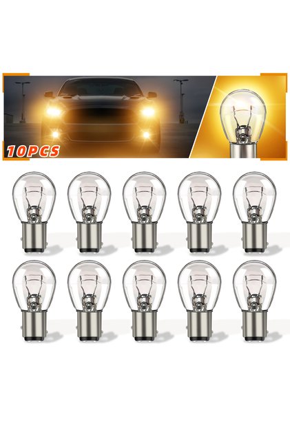 10PCS 1157 Bulb Brake Light Bulbs High-low Feet Turn Signal Bulb Replacement For Marker Tail Running