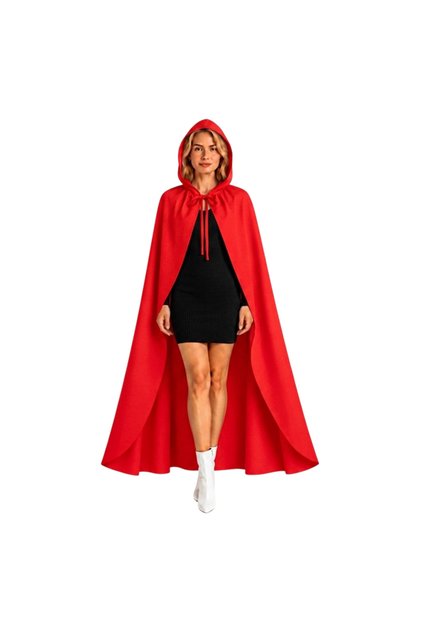 Hooded Red Cloak Adult
