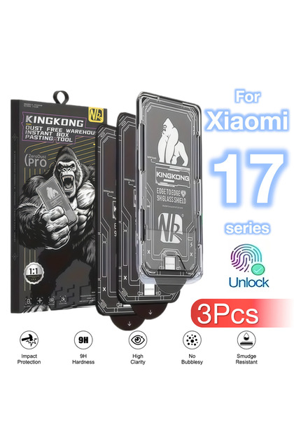 Xiaomi 17 3Pcs HD 3Pcs For Xiaomi Xiao Mi 17 Pro Max Ultra Tempered Glass Screen Protector 9H No Dus