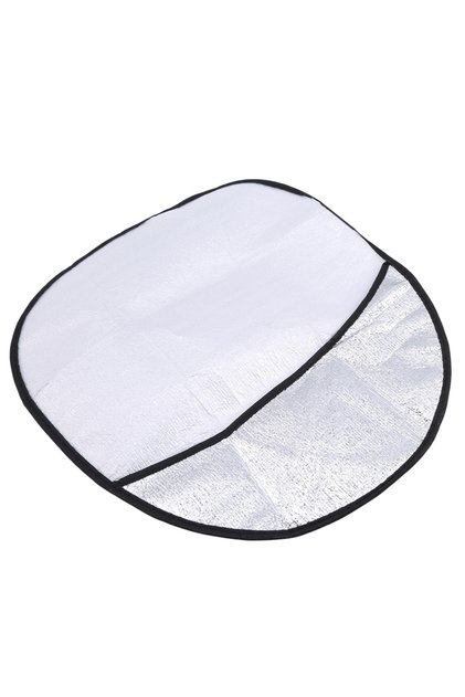 Silver Car Steering Wheel Sun Shade Double Thick Sun Protection Foldable Anti-uv Sunscreen Car Suppl