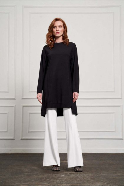 Wide-Leg Trousers - White