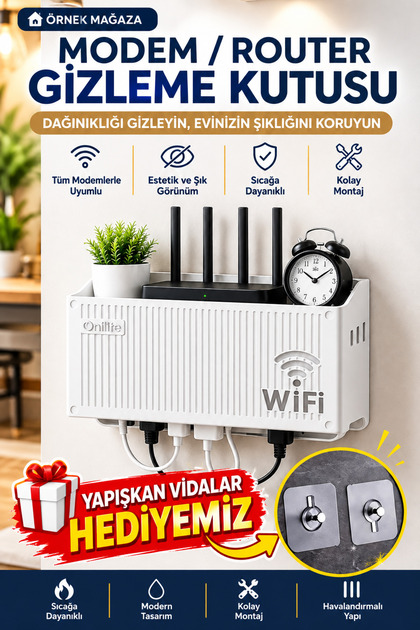 Wifi Saklama Toplama Kutusu