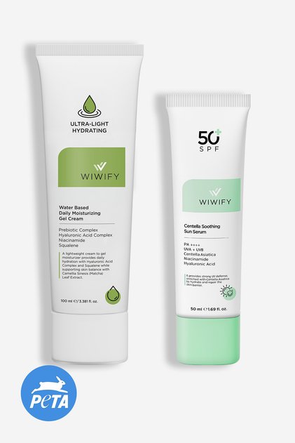 Moisturizing and Soothing Sun Protection Set, Gel Moisturizer + Sunscreen
