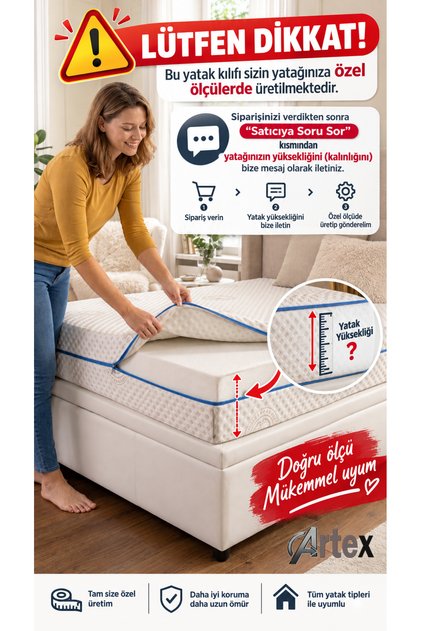 Cotton Premium Zippered Mattress Cover 180X200 Protector 100% Cotton Cover Quilted Single Size