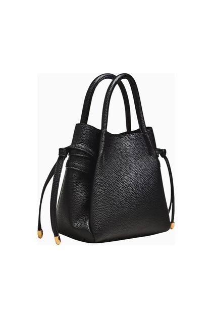 Mini Tulip Shaped Faux Leather Shoulder and Crossbody Bag