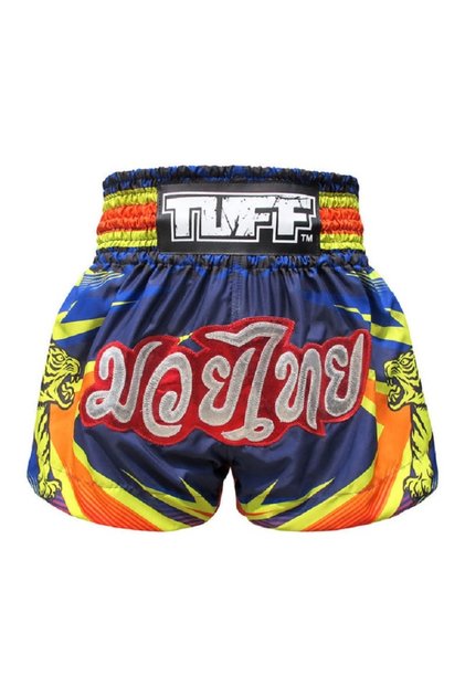 Muay Thai Shorts Boxing Trunks Traditional Style (TUF-MS616-BLU)