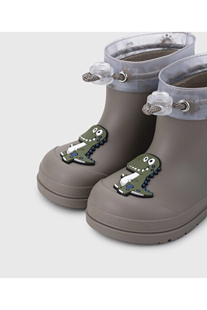 W10323-050 Mendi Dino Kids Gumene čizme za kišu Smeđa/Tupe