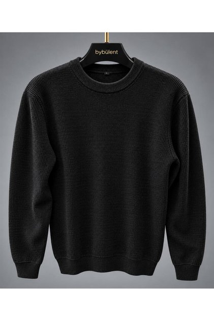 Men's Pure Wool Quality Anti-Pilling Special Production Crew Neck Sweater