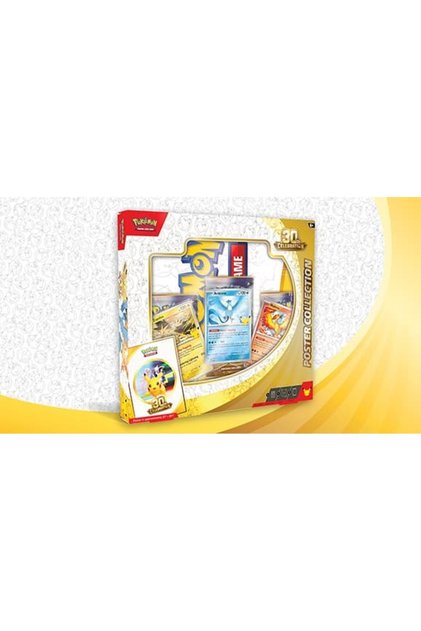 Pokémon TCG: 30 th Celebrations Poster Collection Box - 30. Özel Yıldönümü Seti