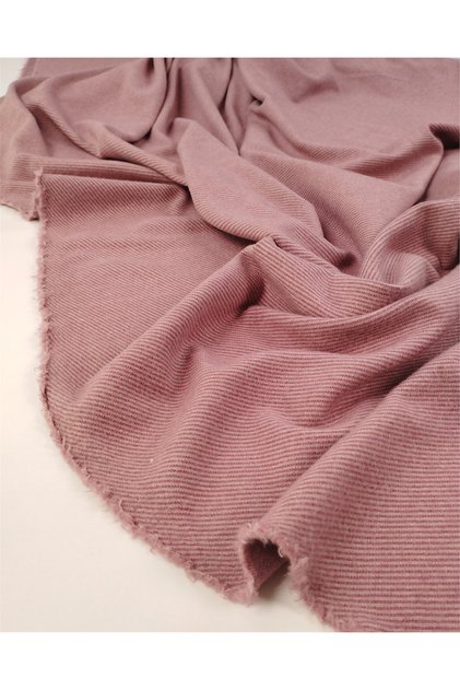 Pink Light Pink Diagonal Patterned Jacquard Interlock Fabric Cardigan & Sweater Fabric Width: 140cm