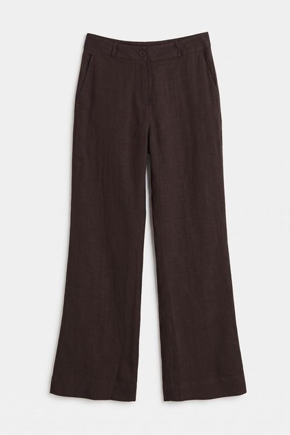 %100 Keten Pantolon