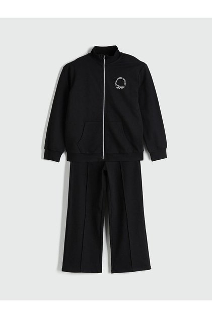 High Collar Girls' Tracksuit Set (W5)