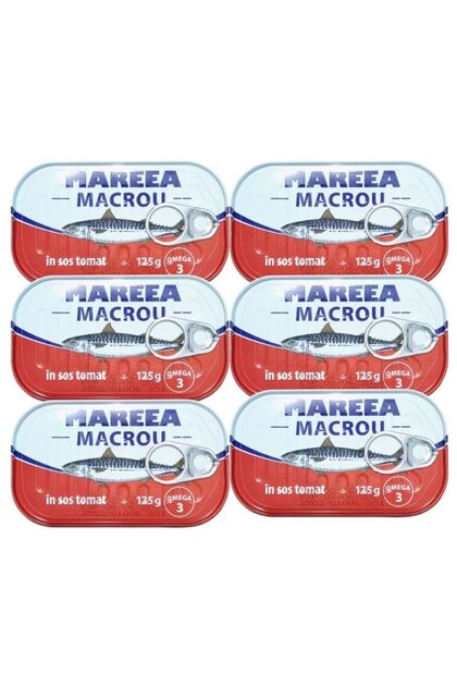 Pachet 6x Mareea- Macrou in sos tomat 125g
