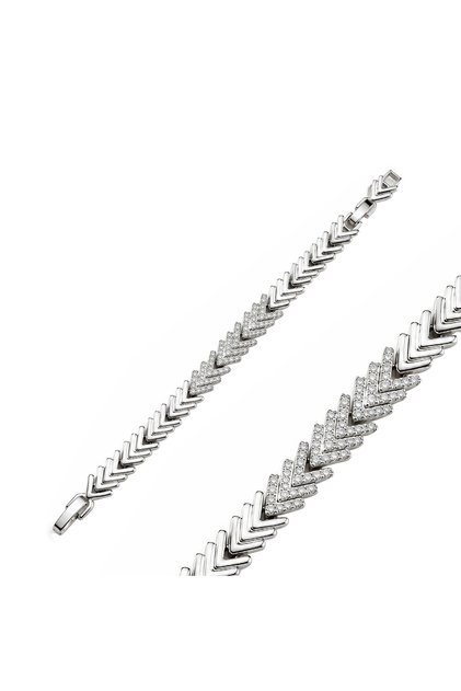 Ok Rhodium Bileklik