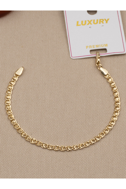 Vip Series Stoneless Milano Model Chain Luxury Steel Bracelet - Non-Tarnishing Bracelet 19 cm