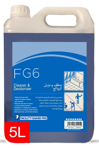 FG6 Plus Sprint Flower - Multi-Purpose Cleaner, Disinfectant & Deodoriser, 5L