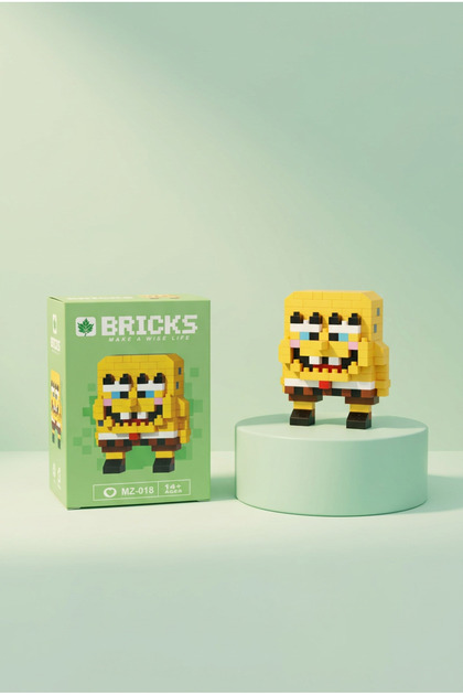 Sünger Bob-Mini Blok Karakter Figür Lego