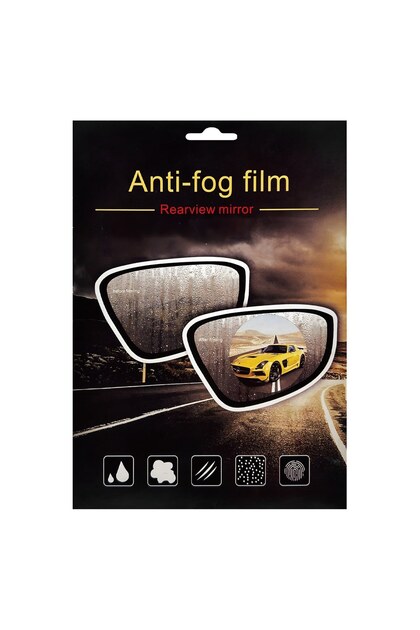 Autocolante anti-aburire pentru oglinzi auto, repelente la apă de ploaie, set 2 bucăți, 13,5x9,5 cm