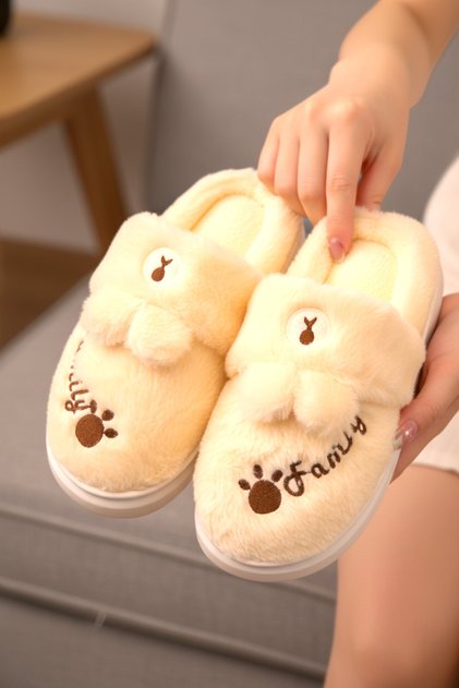 Women's House Slippers. Soft Sole Warm Plush Indoor Slippers. Slippers
