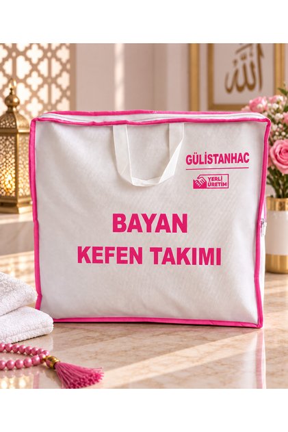 Kadın Kefen Takımı Tam Takım – Her Bedene Uyumlu, Eksiksiz Cenaze ve Defin Seti