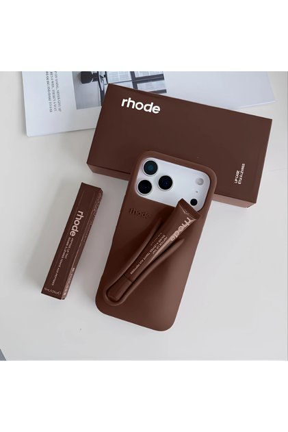 iPhone 18 Pro Max Uyumlu “ Cam Hediye “ Rujlu Summer Premium Silikon Lip Case Telefon Kılıfı + Ruj