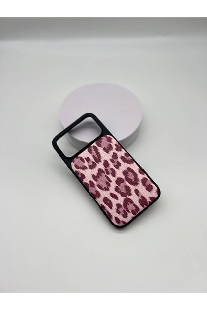 iPhone 18 Pro Max Compatible Fluffy Leopard Patterned Soft Textured Premium Case with Camera Protection