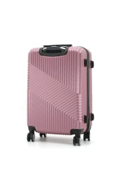 Troler cabina Wizzair Roz 40x30x20 ABS rezistent