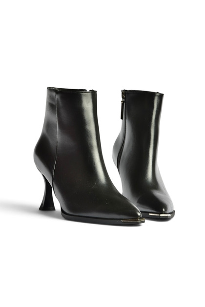 Z518083209 Black Thick Goblet Heeled Women's Boots