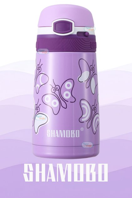 New Series 350ml Soft Silicone Straw with Lockable Lid and Mini Handle 16X7Cm Multi-Layered Stainless Steel Children's School Thermos Water Bottle 6 Hours Hot and Cold Retention Bpa Free No Odor