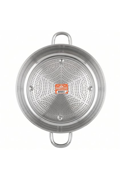 Stainless Steel Strainer with Handle and Stand No:1 Ø25 cm Kitchen Fruit and Vegetable Strainer with Stand