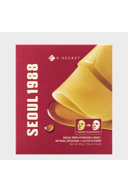 SEOUL 1988 HYDROGEL MASK : RETINAL LIPOSOME+LOTUS FLOWER (4EA)
