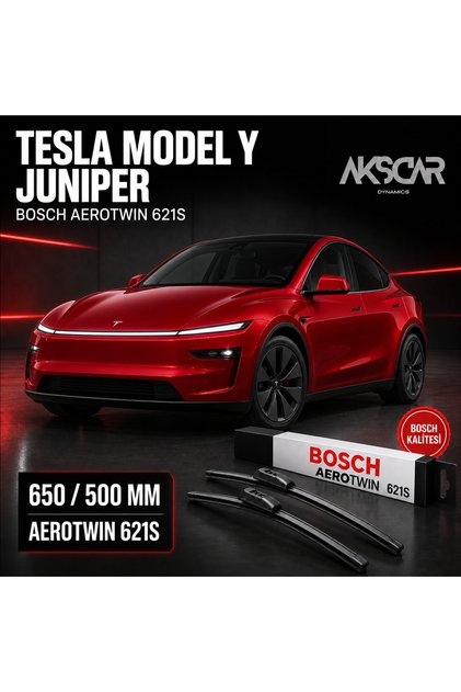 Tesla Model Y Juniper Bosch Aerotwin 621S Ön Silecek Takımı 650/500 mm