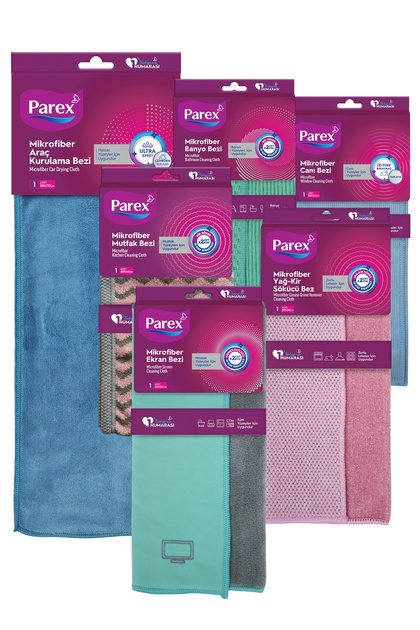 Microfiber 6-Pack Home and Car Cleaning Cloth