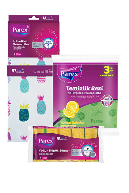 Pineapple Patterned Kitchen Cleaning Set