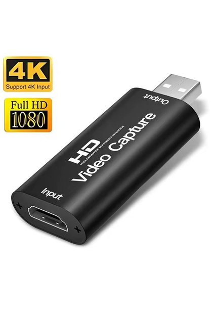 HDMI Video Capture Kartı Full HD 1080P USB Görüntü Yakalama Video Kayıt ve Canlı Yayın Adaptörü