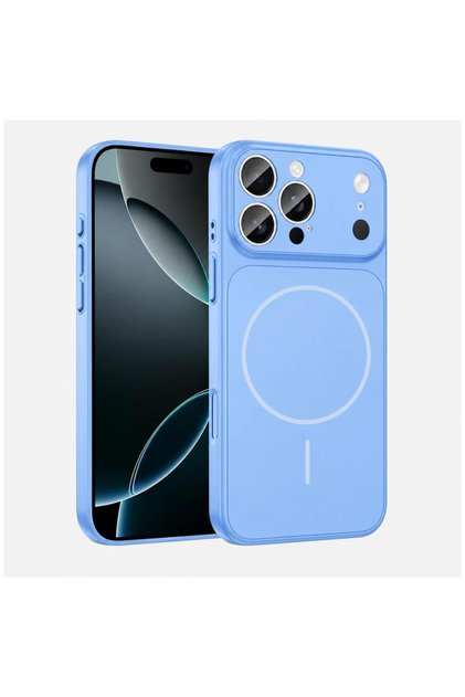 Apple iPhone 16 Pro Max Compatible Case Titanmag Case (iPhone 18 Pro Max Appearance) Light Blue
