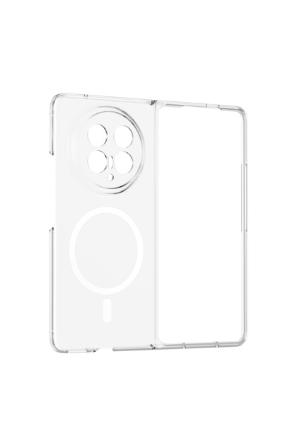 Honor Magic V6 Compatible Case Magsafe Supported Transparent London Hard Pc Cover - Transparent - T44285