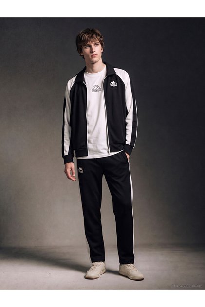 Vizyon New Season Black Loose Fit Men's Sweatpants
