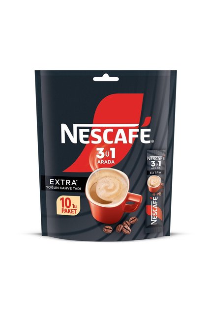 Nescafé 3ü1 Arada Extra Paket 10 x 16.5 G - 7 Adet