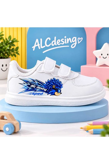 Fast Boys Design Printed Boys' Sports Shoes Sneaker