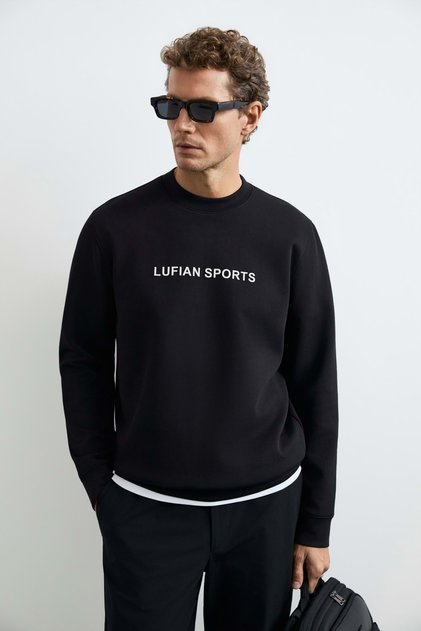 112030195 Rowan Erkek Sweatshirt SİYAH