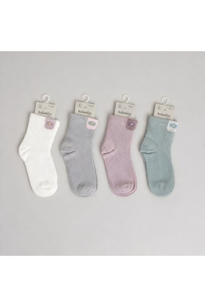 Lavinya Girls' Socks – Pack of 4